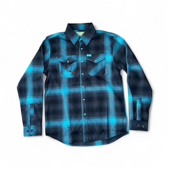 NWOT DIXXON FLANNEL THE CRUSHER MEN'S PEARL SNAP SHIRT SZ S Limited Edition Rare - Picture 1 of 9